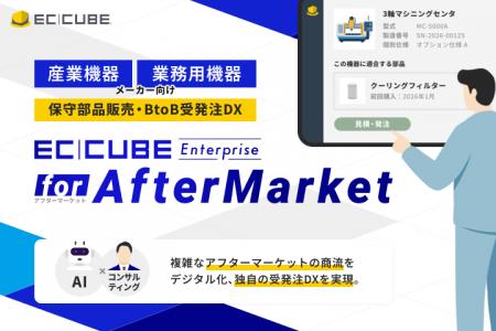 株式会社イーシーキューブ、製造業のアフターマーケッ