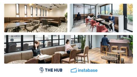インスタベース、駅近のワークスペース「THE HUB」を インスタベース、駅近のワークスペース「THE HUB」を