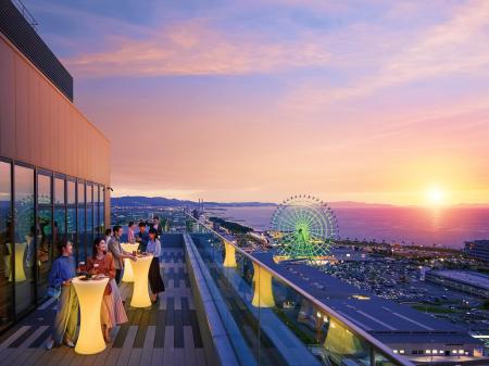 【OMO関西空港】夕陽100選の大阪湾を望む絶景テラスで