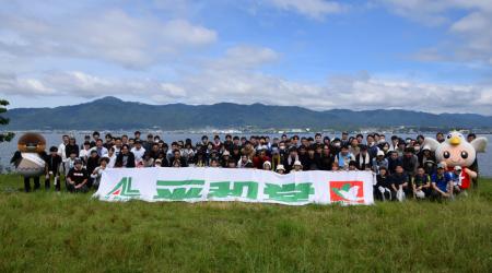 【平和堂】6月18日(木)　びわ湖一斉清掃を実施