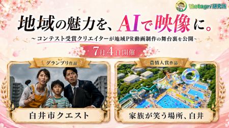 地域の魅力を、AIで映像に。コンテスト受賞クリエイタ 地域の魅力を、AIで映像に。コンテスト受賞クリエイタ