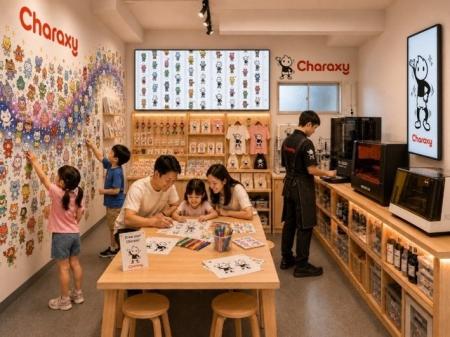自分の絵が“ぷにもちシール”に。7/1 東京・南青山、オ