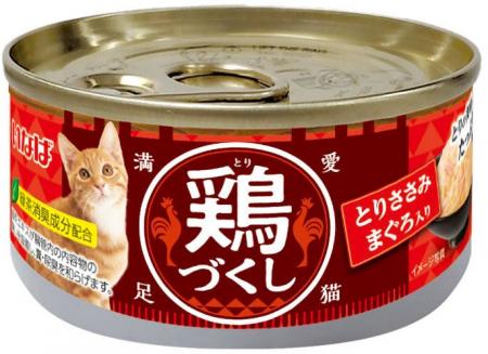 いなばペットフード　猫ちゃん用「鶏づくし」に缶詰が