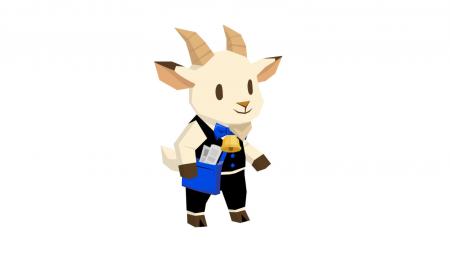 「日経クロステック」 公式アプリ、ヤギのキャラクタ 「日経クロステック」 公式アプリ、ヤギのキャラクタ