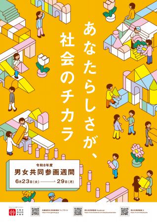 【徳島市】男女共同参画週間パネル展を開催 【徳島市】男女共同参画週間パネル展を開催