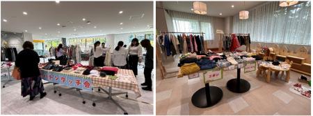 新オフィスで従業員参加型「服のバトンタッチ会」開催 新オフィスで従業員参加型「服のバトンタッチ会」開催