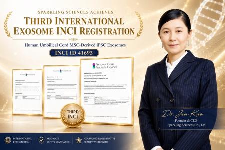 氣泡科技、iPSCエクソソームの国際INCI登録を取得! 氣泡科技、iPSCエクソソームの国際INCI登録を取得!