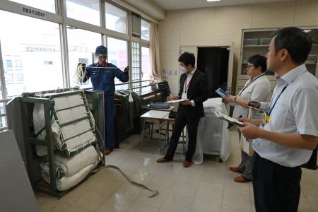 東京都北区の小学校火災を受けて　市内全小学校の防火