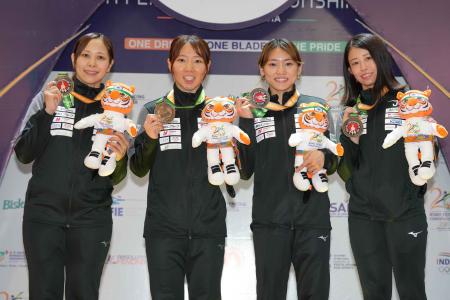 フェンシング アジア選手権大会 女子フルーレ団体戦 フェンシング アジア選手権大会 女子フルーレ団体戦