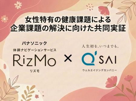 キューサイとパナソニック、女性特有の健康課題utf-8