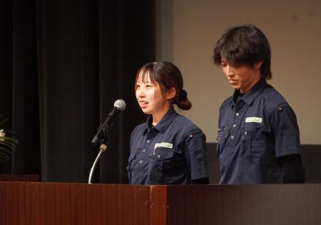 「安全は当たり前ではない」若手技術者が誓う無事故・ 「安全は当たり前ではない」若手技術者が誓う無事故・