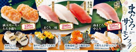 南まぐろ中とろがお得に楽しめる「まぐろ・サーモンフ