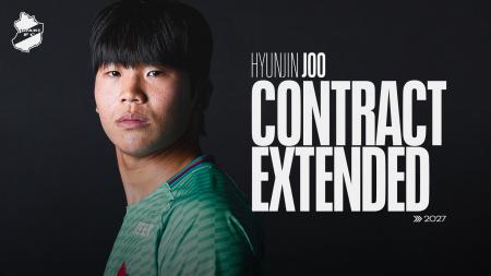 【いわきFC】ジュ・ヒョンジン 選手、契約更新のお知