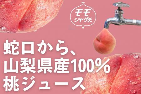 【山梨発】蛇口から桃ジュースが注げる！？累計9,000