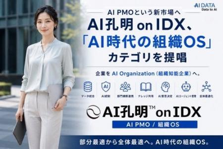 AI PMOという新市場へ AI孔明 on IDX、「AI時代の組 AI PMOという新市場へ AI孔明 on IDX、「AI時代の組