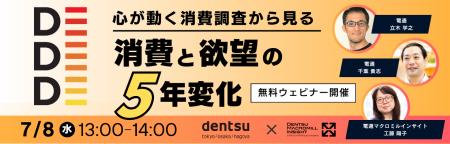 【無料ウェビナー】心が動く消費調査から見る 消費と