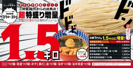 【三田製麺所からの挑戦状】待望の復活！デカ盛り衝撃