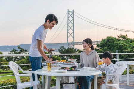 【シーサイドホテル舞子ビラ神戸】明石海峡を望む絶景 【シーサイドホテル舞子ビラ神戸】明石海峡を望む絶景