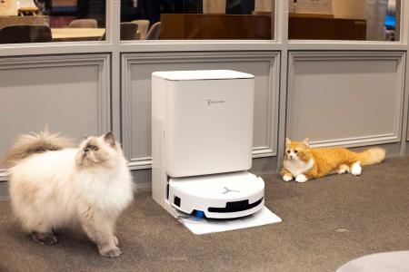 エコバックスが猫カフェ・屋内ドッグランなどペット施 エコバックスが猫カフェ・屋内ドッグランなどペット施