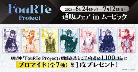 バーチャルアイドル『FouRTe Project』の、新商品が登