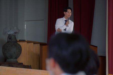 奈良県立宇陀高校で全校生徒約300名を対象に健康づく