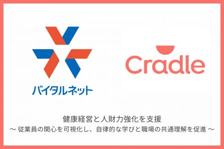 バイタルネットの健康経営と人財力強化に向け「Cradle