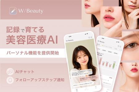 記録で育てる美容医療AI『W/Beauty』に新機能追加！「