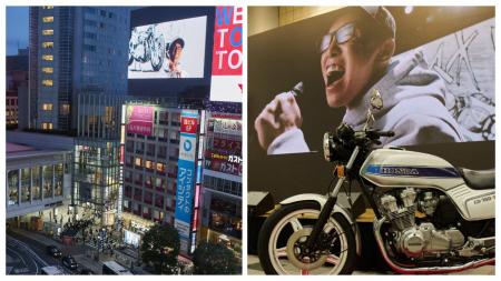 バイク王、渋谷駅前の大型ビジョンで『バリバリ伝説』