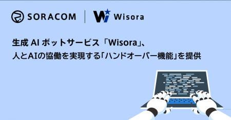 AIボットサービス「Wisora」、人とAIの協働を実現する