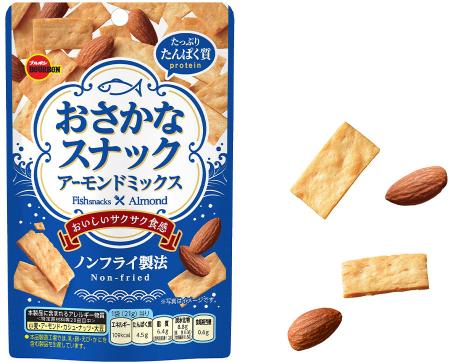 魚肉を練り込んだサクサク食感のスナック　ブルutf-8