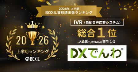 電話AIエージェント「DXでんわ」、2026年上半期 BOXIL