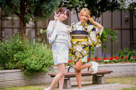 浴衣にも“ミニ丈”という選択肢を。着物レンタルVASARA
