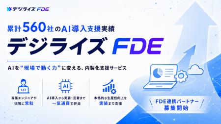 【デジライズ】累計560社のAI導入支援実績をもつデジ
