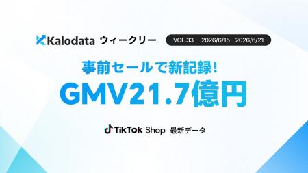 【Kalodataウィークリー】日本TikTok Shop市場、ウォ