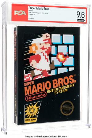 ビデオゲーム収集品の世界記録を更新。最高グレードの
