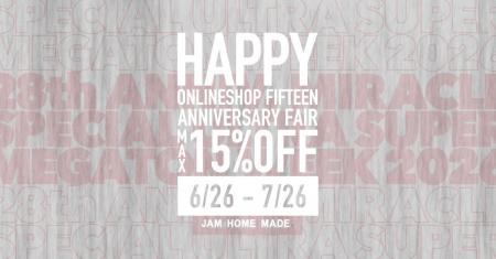 2026年、おかげさまでブランド28周年。JAM HOME MADE