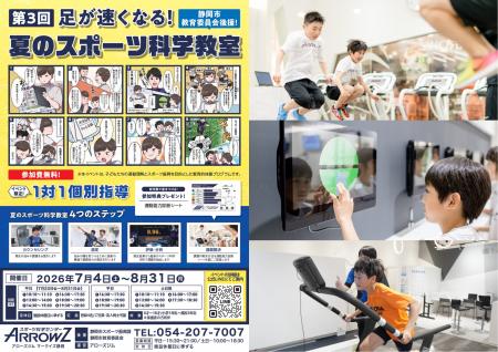 静岡市教育委員会 後援｜参加費無料！第3回「足が速く