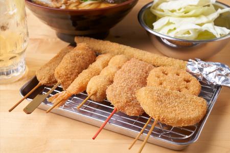 大阪名物を気軽に楽しめる串カツ専門店「串カツ田中 