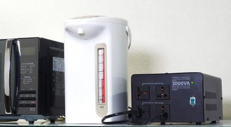 日本の家電を海外で、海外家電を日本で。最大3000VAの