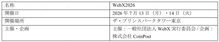 WebX2026プラチナスポンサー参画およびパネルディスカ