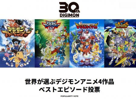 【デジタルモンスター30周年記念！】「世界が選ぶデジ