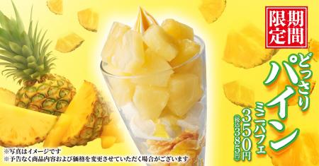 【丸源ラーメン】期間限定「どっさりパインミニパフェ