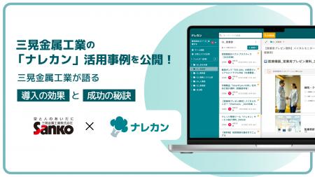 三晃金属工業の「ナレカン」活用事例を公開｜ナレッジ