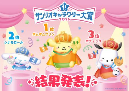 「2026年サンリオキャラクター大賞」結果発表