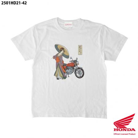浮世絵風「Honda CB400」Tシャツ登場