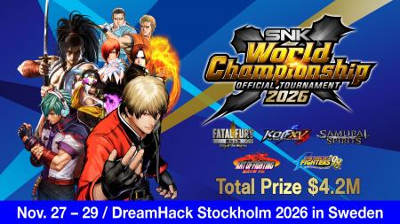 賞金総額＄4,200,000！ SNK格闘ゲームの世界大会「SNK