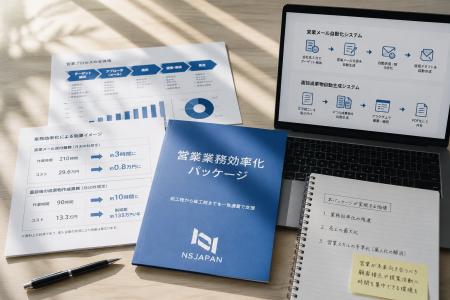 NSJAPAN、営業業務効率化パッケージの提供を開始