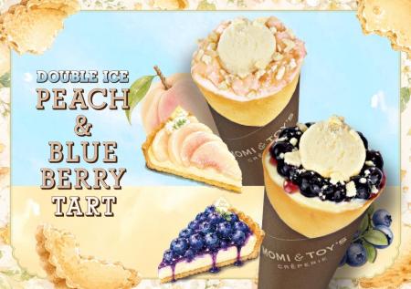 とろけるクレープの MOMI&TOY'S は、初夏を彩る白桃