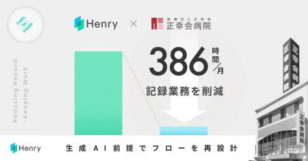 正幸会病院（56床）、Henry AIで記録業務を“AI前提”に