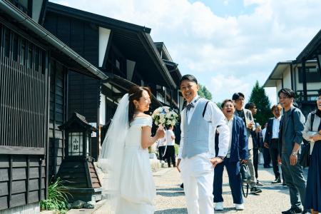 木曽のまち全体が“この日だけ”の結婚パーティー会場に